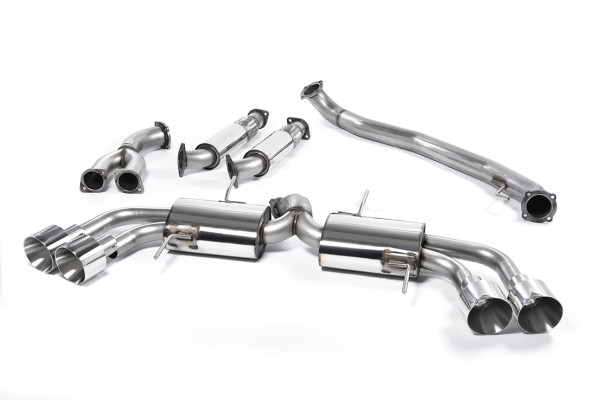 Milltek SSXNI010 Primary Cat-back Quad 127mm GT127 passend für: Nissan GT-R R35 (2009 - 2015)