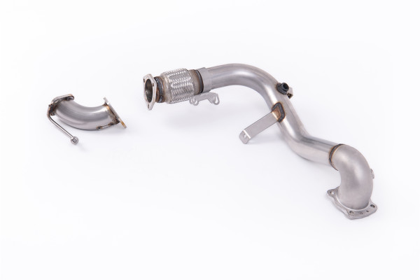 Milltek SSXFD103 Large-bore Downpipe and De-cat passend für: Ford Fiesta Mk7/Mk7.5 1.0T EcoBoost (1