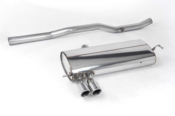 Milltek SSXVW075 Cat-back Twin 76.2mm Jet passend für: Volkswagen Golf Mk4 4-Motion V6 (2000 - 2004)