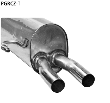 Bastuck PGRCZ-T Peugeot RCZ RCZ Benziner Endschalldämpfer mit 2 x Ausgangsrohr Ø 51,0 mm für origina