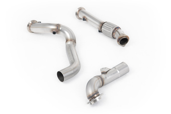 Milltek SSXBM1271 Large-bore Downpipe and De-cat passend für: BMW 3 Series G80/G81 M3 & M3 Competit