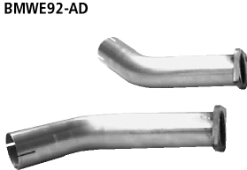 Bastuck BMWE92-AD BMW 3er E92 / 3er E93 335i / 335D Cabrio(E93) Adapterrohrsatz Endschalldämpfer auf