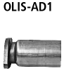 Bastuck OLIS-AD1 Opel Insignia A Insignia Limousine 2WD Benziner ESD LH+RH Adapter Komplettanlage au