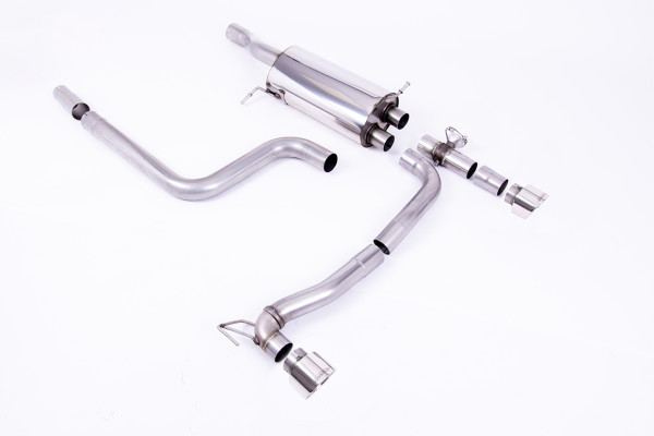 Milltek SSXFD356 Cat-back 100mm GT100 - Ford Fiesta Mk8 ST 1.5 EcoBoost 200PS (Pre Sept 2020 Models