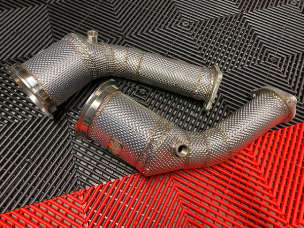 EXH Downpipe V4 Audi RS4 / RS5 B9 200 Zellen Sportkat 2,9 TFSI
