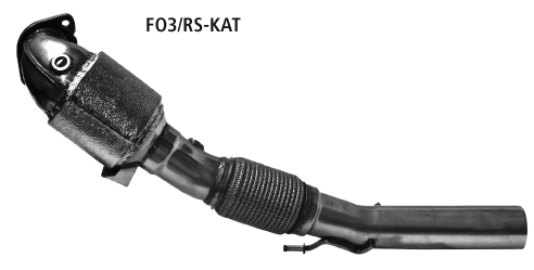 Bastuck FO3/RS-KAT Ford Focus 3 Focus 3 RS Performance Katalysator 200 cpsi mit Integral-Isolierung