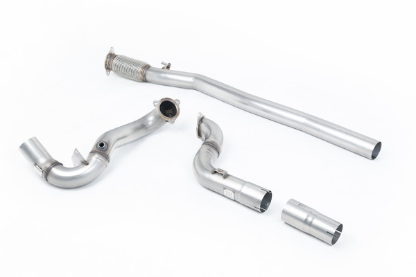 Milltek SSXMZ158 Large-bore Downpipe and De-cat passend für: Mercedes A-Class A35 AMG 2.0 Turbo (W1