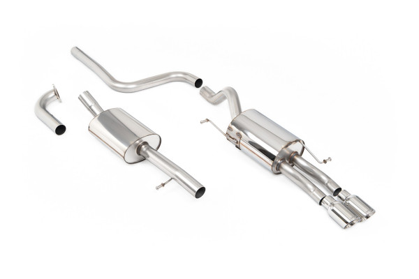 Milltek SSXFD108 Cat-back Twin 80mm GT80 passend für: Ford Fiesta Mk7/Mk7.5 1.0T EcoBoost (100/125/1