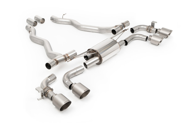 Milltek SSXBM1404 Axle Back 115 GT passend für: BMW 5 Series M5 4.4l Twin Turbo Hybrid G90 & G99 (UK