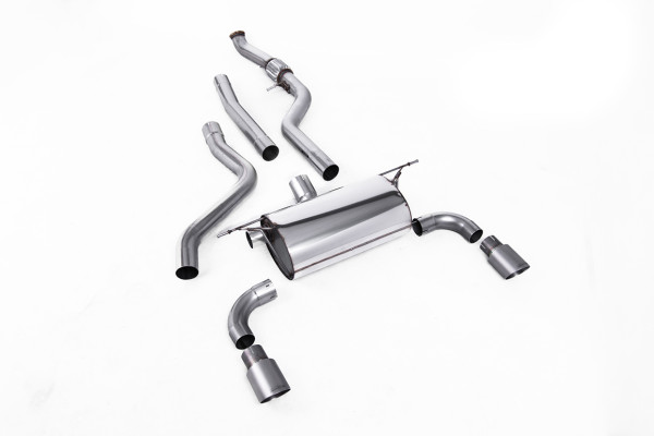 Milltek SSXBM1023 Cat-back Twin 90mm GT90 passend für: BMW 1 Series M135i 3 & 5 Door (F21 & F20 Non
