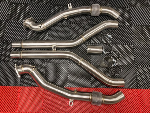 EXH Downpipe V1 Audi A8 / S6 / RS6 / S7 / RS7 4G Catless 4.0T 2013-