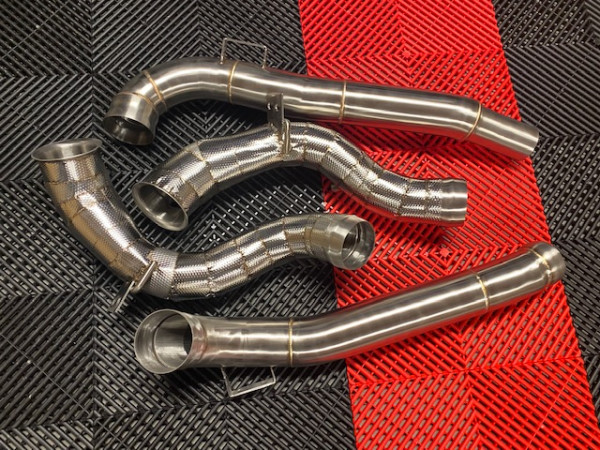 EXH Downpipes V3.1 Mercedes AMG GT / GTS / GTC / GTR Catless Hitzeschutz