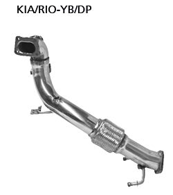 Bastuck KIA/RIO-YB/DP Hyundai i20 i20 GB inkl. Sport Downpipe = Katersatzrohr 1. Kat (Dieser Artikel