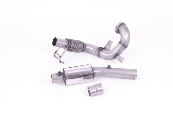 Milltek SSXVW555 Large-bore Downpipe and De-cat - Volkswagen Polo GTI 2.0 TSI (AW 5 Door) - GPF/OPF