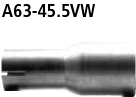 Bastuck A63-45.5VW Volkswagen Golf 4 Golf 4 Variant Adapter Endschalldämpfer auf Serienanlage auf Ø