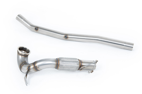 Milltek SSXVW707 Large-bore Downpipe and De-cat passend für: Volkswagen T-Roc R 2.0TSI 300ps (MQB E