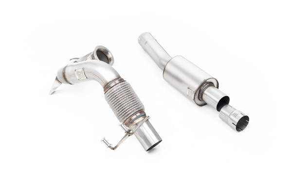 Milltek SSXVW566 Large-bore Downpipe and De-cat passend für: Volkswagen Polo GTI 2.0 TSI (AW - 5 Do