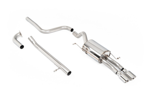 Milltek SSXFD109 Cat-back Twin 80mm GT80 passend für: Ford Fiesta Mk7/Mk7.5 1.0T EcoBoost (100/125/1