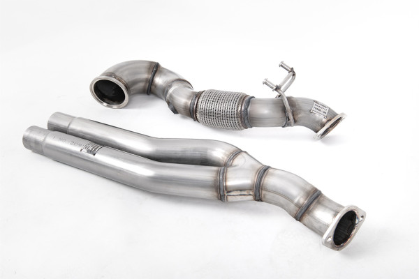 Milltek SSXAU727 Large-bore Downpipe and De-cat - Audi TT Mk3 TTRS 2.5TFSI Quattro (Non-OPF/GPF Mod