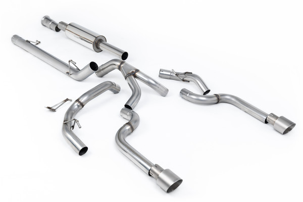 Milltek SSXFD478 Cat-back Dual 100mm GT100 passend für: Ford F150 SuperCrew (5.5ft Bed) 5.0 V8 (2021