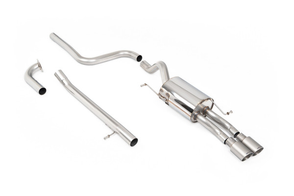 Milltek SSXFD147 Cat-back Twin 80mm GT80 passend für: Ford Fiesta Mk7/Mk7.5 1.0T EcoBoost (100/125/1