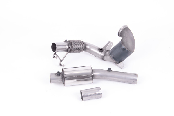 Milltek SSXVW553 Hi-Flow Sports Cat and Downpipe passend für: Volkswagen Polo GTI 2.0 TSI (AW 5 Doo
