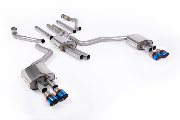 Milltek SSXAU1058 Cat-back Quad 100mm GT100 passend für: Audi A6 3.0TFSI V6 (S-Line Facelift Models