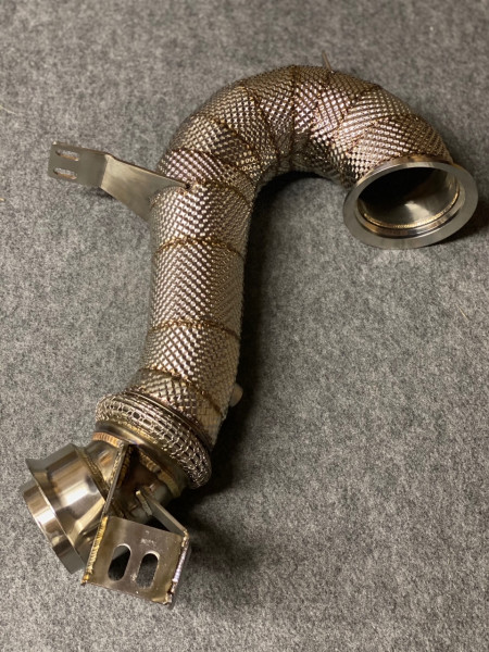 EXH Downpipe V3 Mercedes M256 3,0 GT53 GLE53 E53 CLS53 Catless