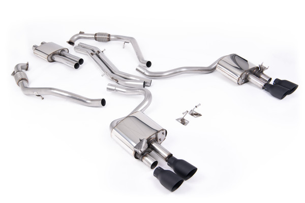 Milltek SSXAU1121 Cat-back Quad 100mm GT100 passend für: Audi S5 3.0 V6 Turbo Coupe Only B9 (NON GPF