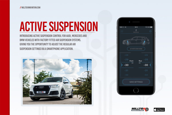 Milltek SSXAU672 Active Suspension Control passend für: Audi RS7 C7 Sportback 4.0 V8 TFSI biturbo i
