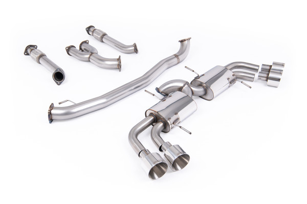 Milltek SSXNI025 Primary Cat-back Quad 127mm GT127 passend für: Nissan GT-R R35 (2009 - 2015)