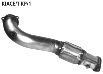 Bastuck KIACE/T-KP/1 Hyundai i30 i30 GDH 1.6l Turbo Ersatzrohr für Hauptkatalysator (Dieser Artikel