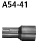 Bastuck A54-41 Volkswagen Polo 6R Polo 6R (ab Bj. 2009) 1,2l Benziner außer Turbo Adapter Komplettan