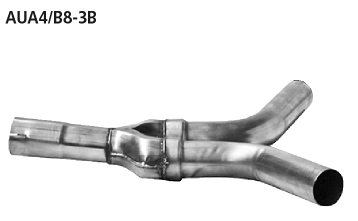 Bastuck AUA4/B8-3B Audi A4 B8 / A5 B8 A4/A5 B8 (ab B. 2008) 4 Zyl. Benziner Turbo 2 Endschalldämpfer