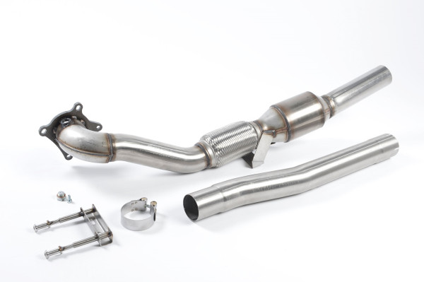 Milltek SSXSE154 Large Bore Downpipe and Hi-Flow Sports Cat passend für: Volkswagen Golf Mk6 GTi 2.