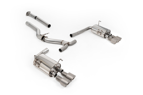 Milltek SSXSB157 Cat-back Quad Titanium GT100 passend für: Subaru Impreza WRX (VB) 2.4T Boxer (USDM