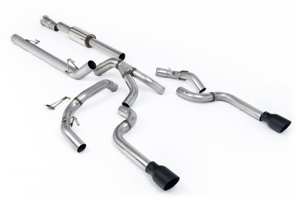 Milltek SSXFD489 Cat-back Dual GT100 passend für: Ford F150 SuperCrew (5.5ft Bed) 5.0 V8 (2021 - 202