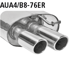 Bastuck AUA4/B8-76ER Audi S4 B8 / S5 B8 Audi S4 / S5 B8 (ab B. 2008) Endschalldämpfer mit Doppel-En