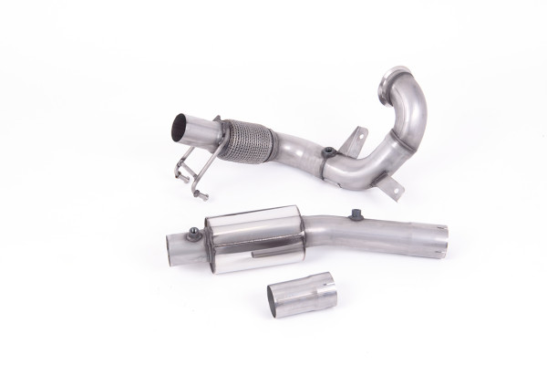 Milltek SSXVW554 Large-bore Downpipe and De-cat - Volkswagen Polo GTI 2.0 TSI (AW 5 Door inc Faceli