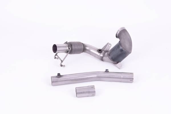 Milltek SSXVW564 Cast Downpipe with HJS High Flow Sports Cat - Volkswagen Polo GTI 2.0 TSI (AW 5 Do