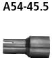 Bastuck A54-45.5 Volkswagen Polo 6R Polo 6R (ab Bj. 2009) 1,2l Benziner außer Turbo Adapter Komplett