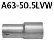 Bastuck A63-50.5LVW Ford Focus 1 Focus 1 Turnier 1,4l / 1,6l Zetec (Bj. 1998-2004) Adapter Vorschall