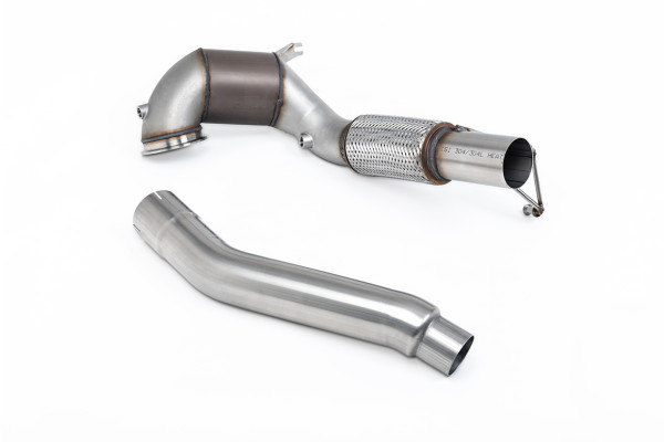 Milltek SSXVW762 Large Bore Downpipe and Hi-Flow Sports Cat passend für: Volkswagen Golf Mk8 GTi (2