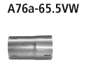 Bastuck A76a-65.5VW Volkswagen Golf 7 Golf 7 R Adapter Sportkatalysator bzw. Katalysator Ersatzrohr