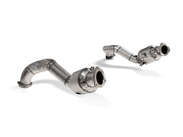 AKRAPOVIC PORSCHE 718 CAYMAN GT4 RS Link Pipe Set (Titan)