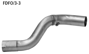 Bastuck FDFO/3-3 Ford Focus 3 Focus 3 ST Verbindungsrohr Endschalldämpfer auf Serie