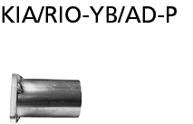 Bastuck KIA/RIO-YB/AD-P Hyundai i20 i20 GB inkl. Sport Adapter Komplettanlage auf Serie nur für Mode