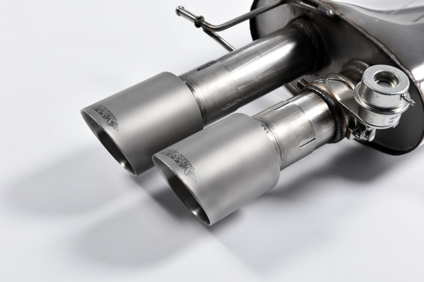 Milltek SSXBM1018 Cat-back Quad 90mm GT90 passend für: BMW 5 Series M5 Saloon M TwinPower Turbo V8 (