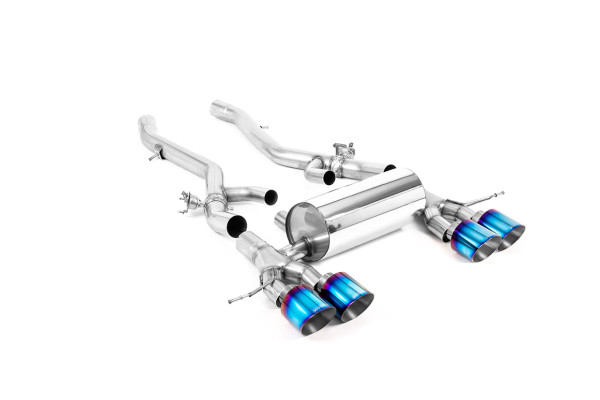 Milltek SSXBM1172 Axle Back 115 GT passend für: BMW 3 Series G80/G81 M3 & M3 Competition S58 3.0 Tur