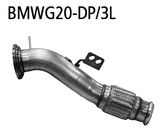 Bastuck BMWG20-DP/3L BMW 3er G20 / G21 3er G20 / G21 M340i (xDrive) ab 2019 Ersatzrohr für Katalysat